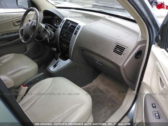 KM8JN12D97U609081 - 2007 HYUNDAI TUCSON SE/LIMITED GREEN photo 5