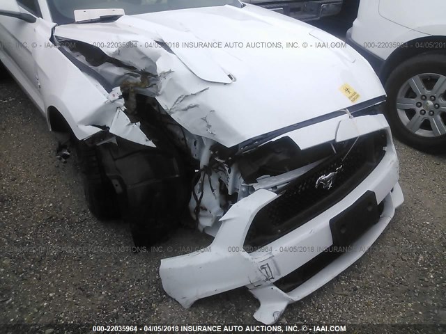 1FA6P8CF2H5239199 - 2017 FORD MUSTANG GT WHITE photo 6