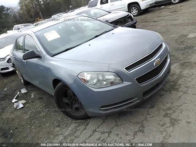 1G1ZG57B99F132703 - 2009 CHEVROLET MALIBU LS ნაცრისფერი ფოტო 1