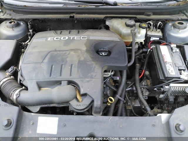 1G1ZG57B99F132703 - 2009 CHEVROLET MALIBU LS ნაცრისფერი ფოტო 10