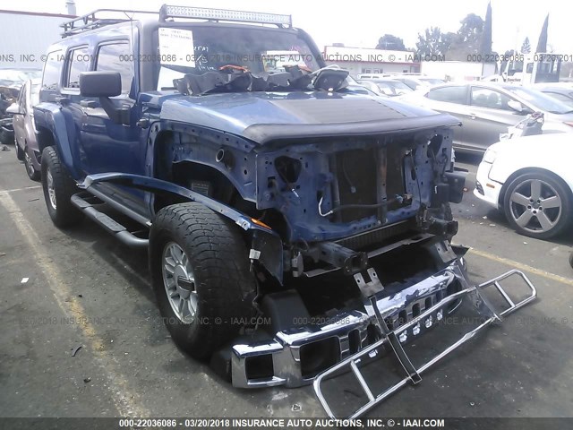 5GTDN136268176141 - 2006 HUMMER H3 BLUE photo 1