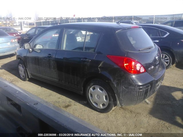 3N1BC13E39L495987 - 2009 NISSAN VERSA S/SL BLACK photo 3