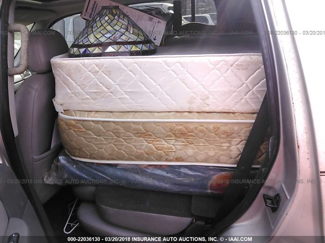 1FMDU73E55UA33108 - 2005 FORD EXPLORER XLT/XLT SPORT/NBX SILVER photo 8