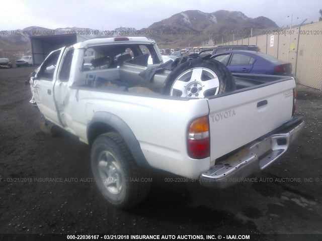 5TESN92N43Z189019 - 2003 TOYOTA TACOMA XTRACAB PRERUNNER თეთრი ფოტო 3