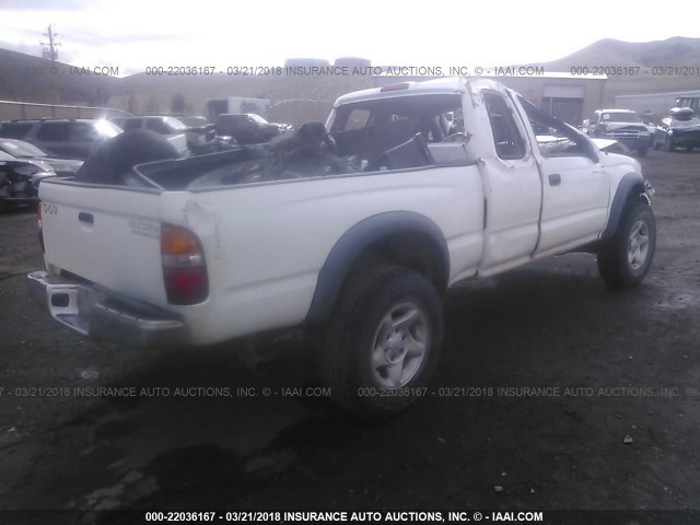 5TESN92N43Z189019 - 2003 TOYOTA TACOMA XTRACAB PRERUNNER თეთრი ფოტო 4