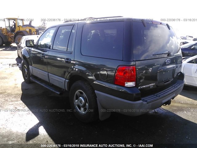 1FMPU16L13LB42821 - 2003 FORD EXPEDITION XLT მწვანე ფოტო 3