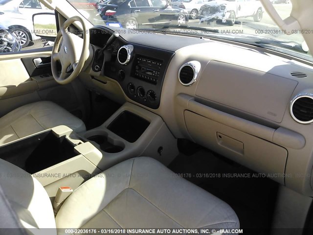 1FMPU16L13LB42821 - 2003 FORD EXPEDITION XLT მწვანე ფოტო 5