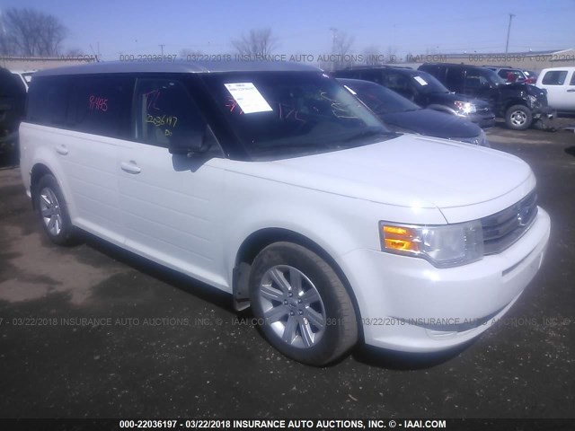 2FMGK5BC4ABA43202 - 2010 FORD FLEX SE WHITE photo 1