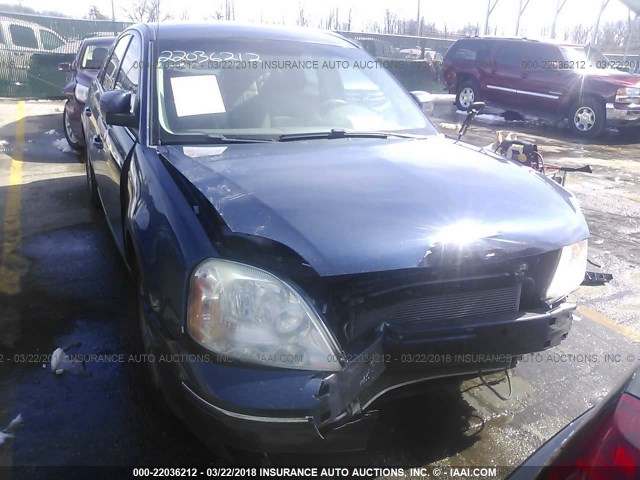 1FAHP24137G140449 - 2007 FORD FIVE HUNDRED SEL Dark Blue photo 6