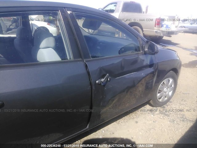 KMHDU46D38U348124 - 2008 HYUNDAI ELANTRA GLS/SE/LIMITED GRAY photo 6