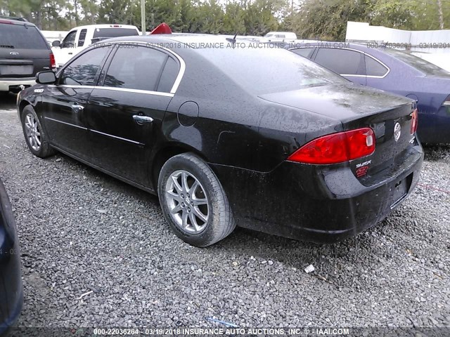 1G4HD57228U171599 - 2008 BUICK LUCERNE CXL BLACK photo 3