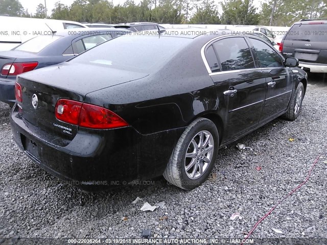 1G4HD57228U171599 - 2008 BUICK LUCERNE CXL BLACK photo 4