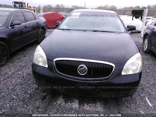 1G4HD57228U171599 - 2008 BUICK LUCERNE CXL BLACK photo 6