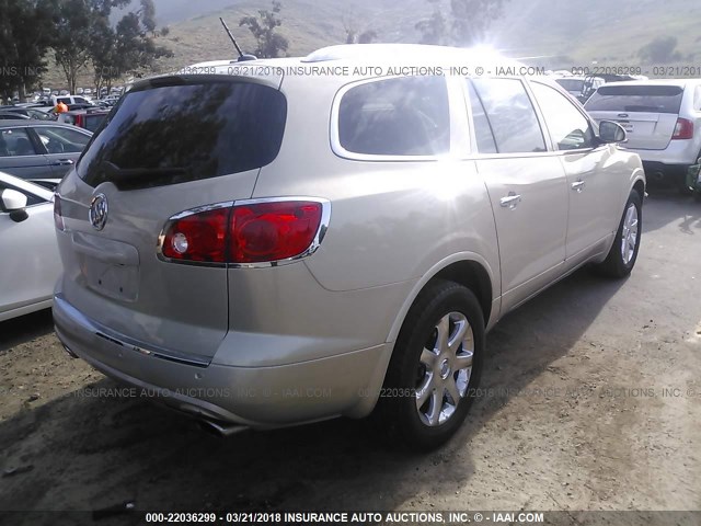 5GAER23728J227049 - 2008 BUICK ENCLAVE CXL TAN photo 4