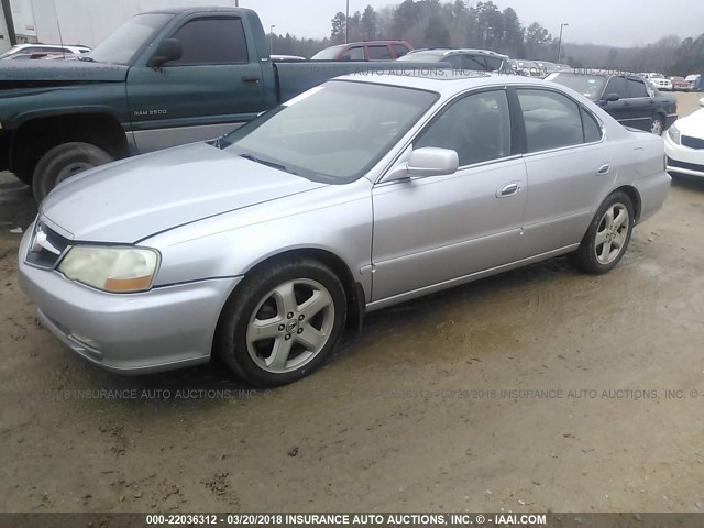 19UUA56802A054700 - 2002 ACURA 3.2TL TYPE-S SILVER photo 2