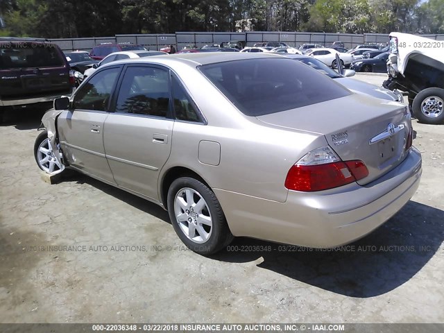 4T1BF28B33U295645 - 2003 TOYOTA AVALON XL/XLS GOLD photo 3