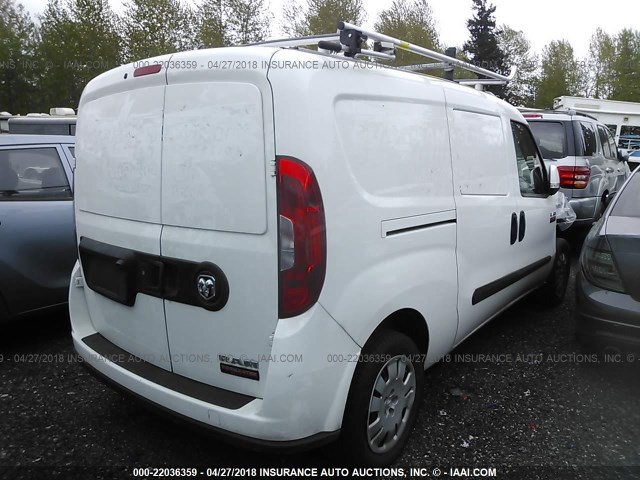 ZFBERFBT0G6B81183 - 2016 RAM PROMASTER CITY SLT 白色 照片 4
