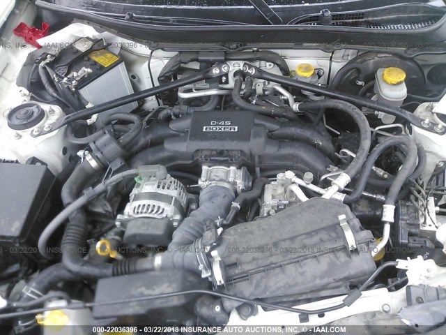 JF1ZNAA17F9701179 - 2015 TOYOTA SCION FR-S თეთრი ფოტო 10