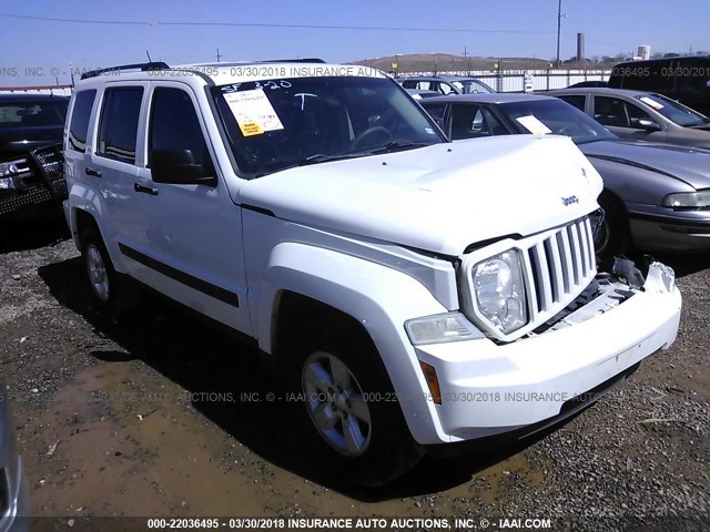 1J4PP2GKXAW118160 - 2010 JEEP LIBERTY SPORT 白色 照片 1