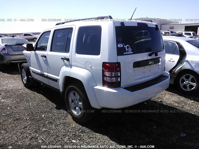 1J4PP2GKXAW118160 - 2010 JEEP LIBERTY SPORT 白色 照片 3