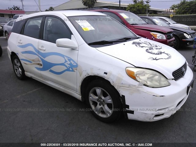 2T1KR32E34C254080 - 2004 TOYOTA COROLLA MATRIX XR WHITE photo 1