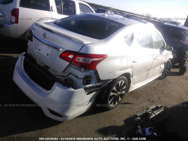 3N1AB7AP6HY240211 - 2017 NISSAN SENTRA S/SV/SR/SL WHITE photo 4