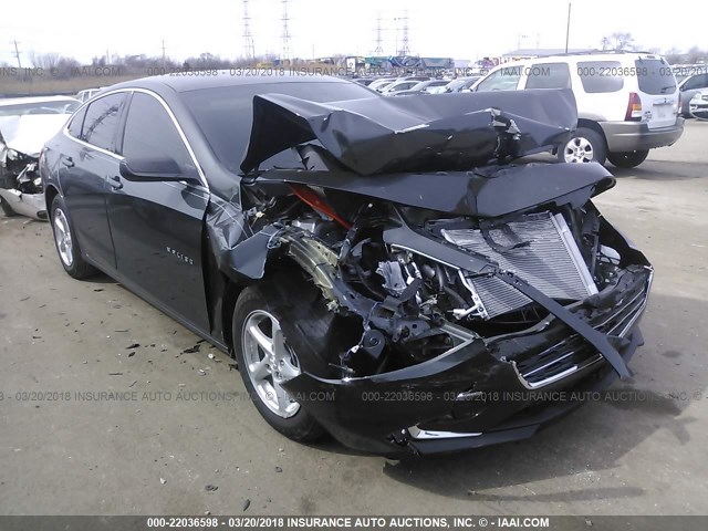 1G1ZB5ST9HF287829 - 2017 CHEVROLET MALIBU LS GRAY photo 1