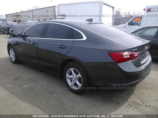 1G1ZB5ST9HF287829 - 2017 CHEVROLET MALIBU LS GRAY photo 3