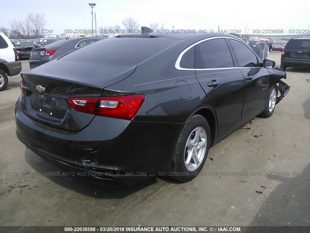 1G1ZB5ST9HF287829 - 2017 CHEVROLET MALIBU LS GRAY photo 4