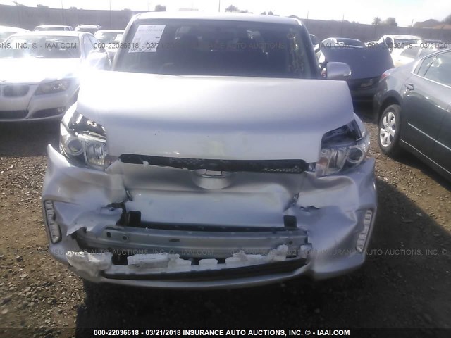 JTLZE4FE1FJ076224 - 2015 TOYOTA SCION XB SILVER photo 6