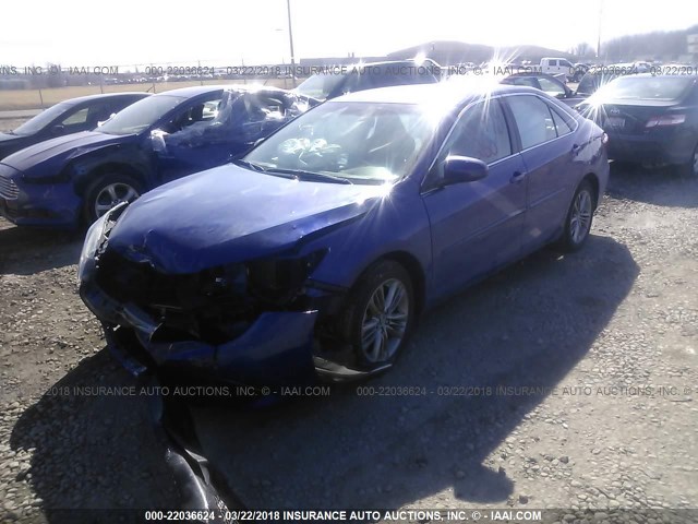 4T1BF1FKXGU533137 - 2016 TOYOTA CAMRY LE/XLE/SE/XSE ლურჯი ფოტო 2