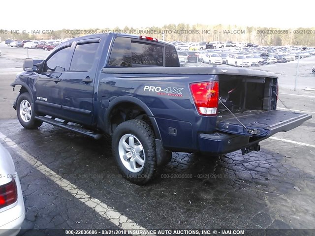 1N6BA0EC7CN329372 - 2012 NISSAN TITAN S/SV/SL/PRO-4X BLUE photo 3