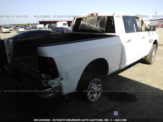 3C6UR5DL3HG610191 - 2017 RAM 2500 SLT WHITE photo 4