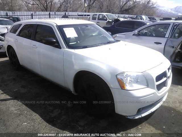 2D4FV47T56H360374 - 2006 DODGE MAGNUM SE WHITE photo 1