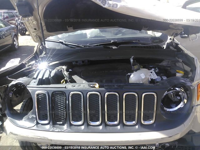 ZACCJAAT4GPC76145 - 2016 JEEP RENEGADE SPORT Թուխ լուսանկար 10