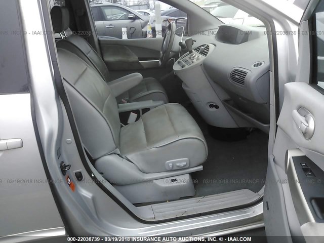 5N1BV28U36N117625 - 2006 NISSAN QUEST S/SE/SL SILVER photo 5