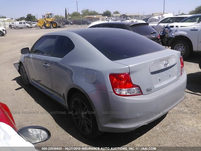JTKJF5C78B3003800 - 2011 TOYOTA SCION TC 灰色 照片 3