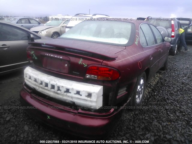 1G3WX52HXYF146355 - 2000 OLDSMOBILE INTRIGUE GLS RED photo 4