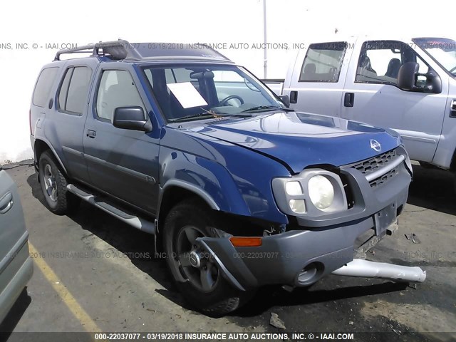 5N1ED28T94C636050 - 2004 NISSAN XTERRA XE/SE BLUE photo 1