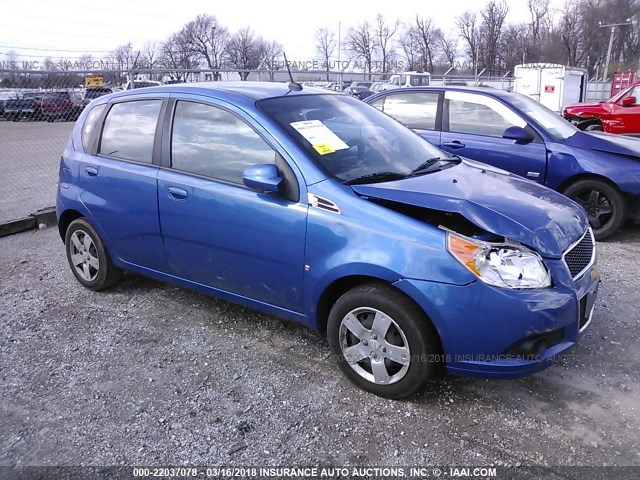 KL1TD66E79B650637 - 2009 CHEVROLET AVEO LS/LT 蓝色 照片 1