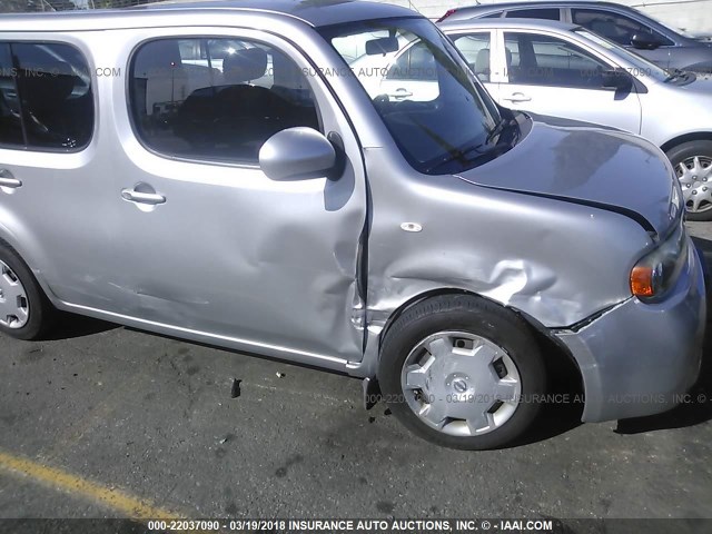 JN8AZ28R79T130236 - 2009 NISSAN CUBE S/SL SILVER photo 6