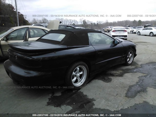 2G2FV32G7W2225602 - 1998 PONTIAC FIREBIRD TRANS AM BLACK photo 4