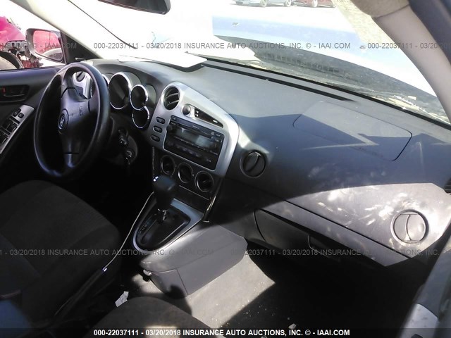 2T1KR32E28C695124 - 2008 TOYOTA COROLLA MATRIX XR BLUE photo 5