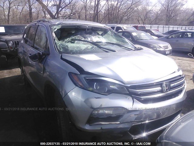 5FNYF6H02GB104722 - 2016 HONDA PILOT ELITE SILVER photo 6