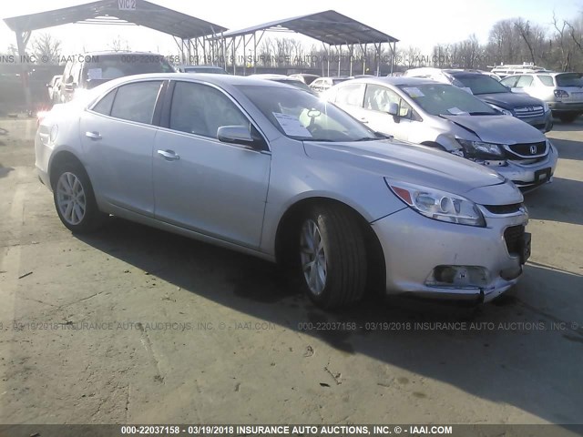 1G11H5SLXEF262364 - 2014 CHEVROLET MALIBU LTZ SILVER photo 1