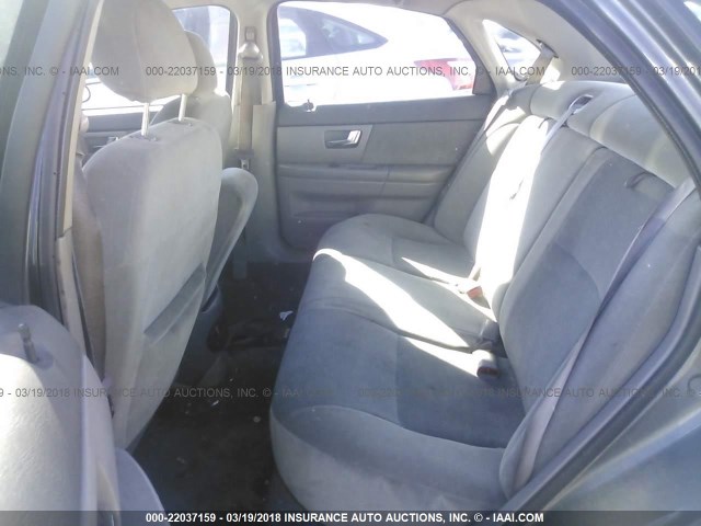 1FAFP53U72G181809 - 2002 FORD TAURUS SE GRAY photo 8