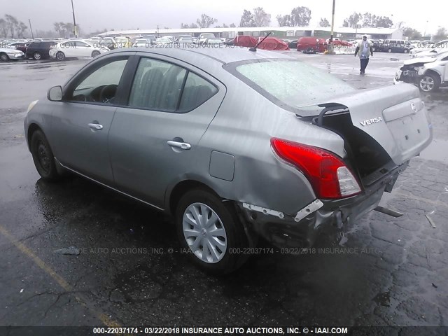 3N1CN7AP0CL862325 - 2012 NISSAN VERSA S/SV/SL GRAY photo 3