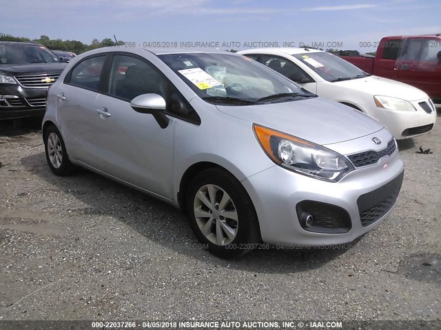 KNADN5A39D6143859 - 2013 KIA RIO EX/SX SILVER photo 6