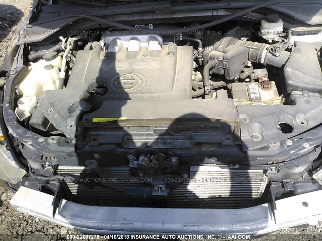 JN8AZ08W76W541883 - 2006 NISSAN MURANO SL/SE/S GRAY photo 10