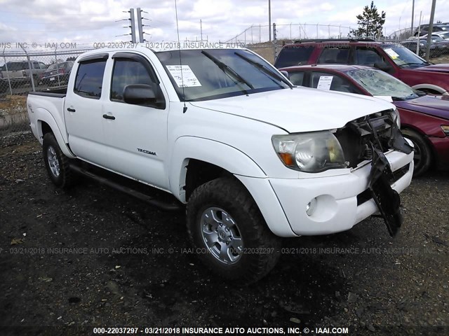 3TMLU4EN0BM056758 - 2011 TOYOTA TACOMA DOUBLE CAB თეთრი ფოტო 1